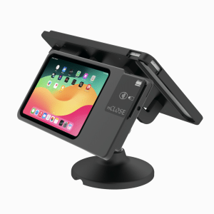 nCLOSE QSRKIosk TOP 2 w QSRKiosk Dual + Tablet mPOS