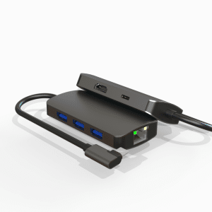 NCLOSE USB C HUB RT20 W HOST CABLE