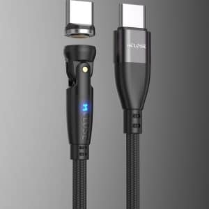 nCLOSE Magnetic USB C Cable 100W PD w/ interchangeable magnetic heads.