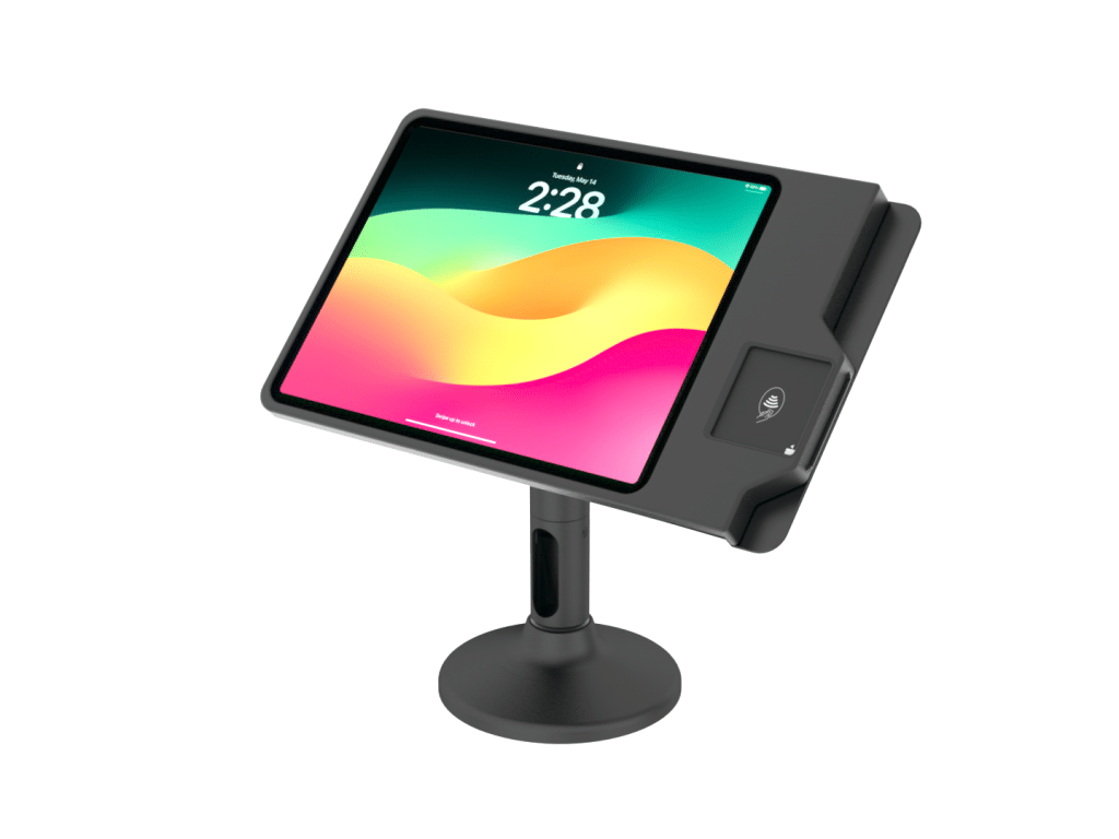 NCLOSE QSRKIOSK W IPAD POS WISECUBE CREIDT CARD READER