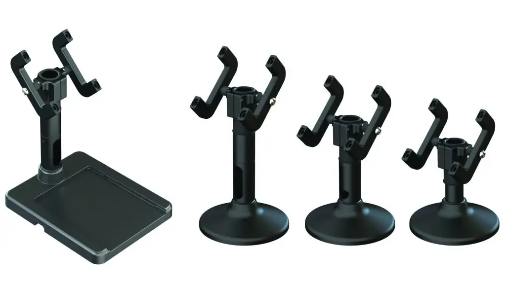 nCLOSE QSRKiosk Printer Base and Circle Base w height options