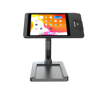 nCLOSE Elite iPad 10.2" Enclosure w/ MagTek iDynamo6 and QSRKiosk w Printer Base.