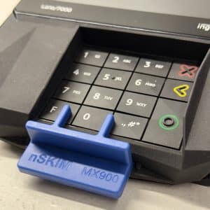 nSKIM mx900 skimmer guard protection for Ingenico Lane series.